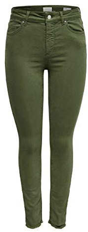 ONLY Damen Onlblush Mid Sk ANK Raw Colour Jea Noos Jeans
