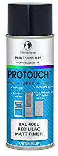 PROTOUCH UPVC SPRAY PAINT - RAL 4001 RED LILAC - MATT FINISH - NO UNDERCOAT PRIMER REQUIRED