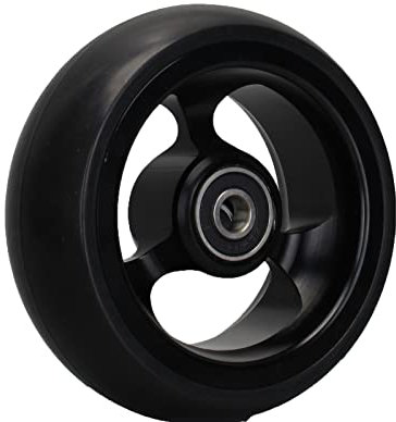 Rollstuhlräder Vorne 4/5 Zoll, Ersatzräder Rollstuhl Vorderrad, elektrischer Rollstuhl-Vorderrad, 120 kg Maximale Belastung, Rollstuhlräder für Gesundheitsfahrzeuge(1 Stück)