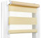 Fenster DEKOR - Rollos für Fenster Pfirsichgelb - Klemmfix Rollo ohne Bohren 120 x 100 cm - Doppelrollo mit einer breiten Auswahl an Größen und Farben - Blickdichte Rollos, einfach zu montieren