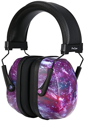 ProCase Ear Defenders Children Autism, Kids Noise Cancelling Headphones for Toddler Girls Boys, SNR 26dB Kids Ear Protection Earmuffs for Concert Fireworks -Starry Purple