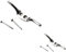 Chrome Cleat Hooks Roman Blind Tie Back Chrome Cord Hooks Washing Line Tie Downs Curtain Blind Cleat Hook Pack of 4.