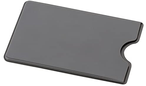 BE-HOLD 2 étuis de Protection RFID de la Marque, étuis de Protection pour Cartes bancaires, Parfaits pour Vous protéger du vol de données (Gris)