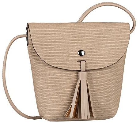 Denim TOM TAILOR, IDA SPECIAL, Damen, Umhängetasche ohne Reißverschluss, S, Beige