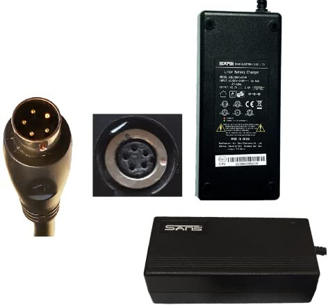 Powatechnic 36V-42V 2A Lithium Battery Charger 3 pin for Stellar Forte Vincenza 2020 E-Bikes