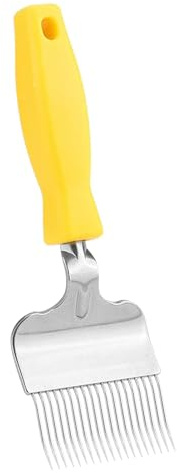 LiebeWH Bienenzucht-Edelstahl-Uncapping-Gabel Bienenkamm-Honigkamm Imkerei-Zinken-Uncapping-Gabel-Bienenstock