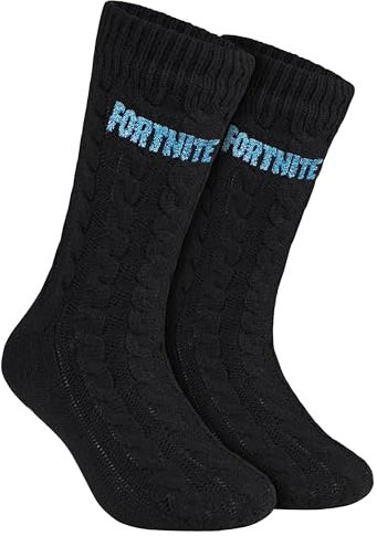 Fortnite Calzini Slipper da Uomo, Calze a Pantofola in Pile, Calze Antiscivolo Invernali per Casa, Taglia Unica Uomo Ragazzo