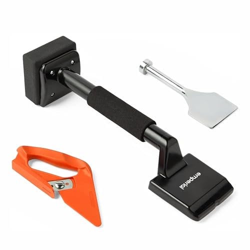 Emperial Carpet Stretcher Kit - Carpet Knee Kicker, Includes a Cutter & Steel Bolster Tool - Carpet Fitting Tool Kit for All Carpet Types