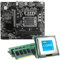 Mainboard Bundle | Intel Core i3-14100, 4X 3500 MHz, 16 GB DDR5-RAM, MSI H610M-E D5, 1x M.2 Port, PCIe 4.0 x16, USB 3.2 Gen1 | Tuning Kit | CSL PC Aufrüstkit