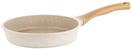 FLORINA Bratpfanne OSLO aus Aluminium 24cm I Keramische Antihaftbeschichtung I Verformungs- und beschädigungssicher I Hitzebeständig | Bratpfanne geeignet für Induktions-, Gas- und Elektroherde