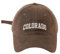COTIDI Colorado Herren-Mütze, 100 % Baumwolle, Baseballkappe, verstellbar, braun, One size