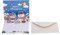 3D-Grußkarten mit Umschlag, Cartoon-Grußkarte, für Weihnachten, Geburtstag, Neujahr