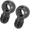 INFINAUTO 2pcs 12mm Fuel Banjo Fitting 6AN Fuel Line Adapter Connector for Car Stylish Design