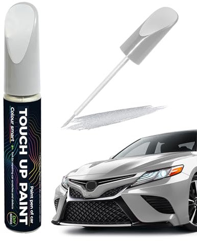 Flaconi Stylo Rayure Voiture,Stylo Anti Rayure Voiture,Stylo Peinture Voiture,Stylo Retouche Peinture Voiture,Stylo Anti Rayure,Convient à la Plupart des Outils de Restauration Automobile(Argent)
