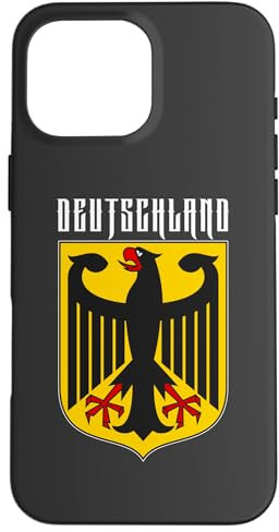 Hülle für iPhone 16 Pro Max Deutschland, Deutscher Adler, Deutscher Schwarzer Adler