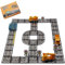 SUNZWO 50pcs Magnetic Tiles Road Set, Magnetic Building Blocks Baby Toys for 3+ Year Old Boys Girls, Magnetic Construction Toys Preschool Educational Kids Toys Magnetic Tiles for Toddlers 3-5 5-7