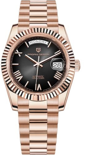 Pagani Design DD36 Herrenuhren Luxus Automatikuhr Herren AR Saphirglas Mechanische Armbanduhr Herren 10Bar ST16 Uhrwerk