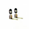 MelTruck® 2x Halter für Rundumleuchte Aufsteckrohr drehbar Kabel Rundumkennleuchte Ø 24 mm (Aufsteckrohr K)