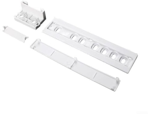 Kit di montaggio con guide scorrevoli per frigorifero da incasso, con viti, azione scorrevole scorrevole, robusta struttura in plastica metallica per vari modelli