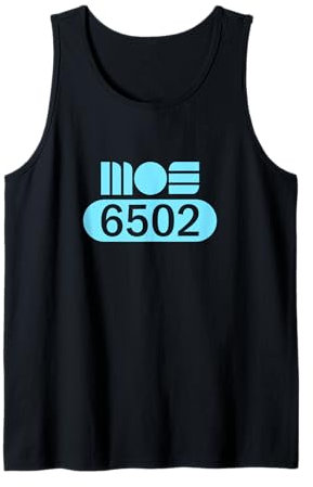 MOS 6502 CPU Retro Programmer Coder Prozessor Old School Tank Top