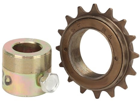 Culnflun 16T-Freilauf, mit 20mm Adapter Fahrrad Freilauf Set Single Speed Kettenrad, Fahrrad sprach Kette Rad Rad hinterrad, einfach zu installierender Single-Speed-Freilauf, für elektrische Dreiräder