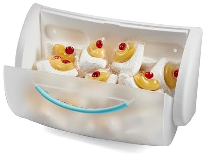 Snips Washing Machine and Dishwasher Pod Holder, Dishwasher Tablet Organizer, Capacity for 20 Pods, Detergent Organizer for Dishwasher and Washing Machine, 22.5 x 12.5 x 8 cm, Made in Italy.