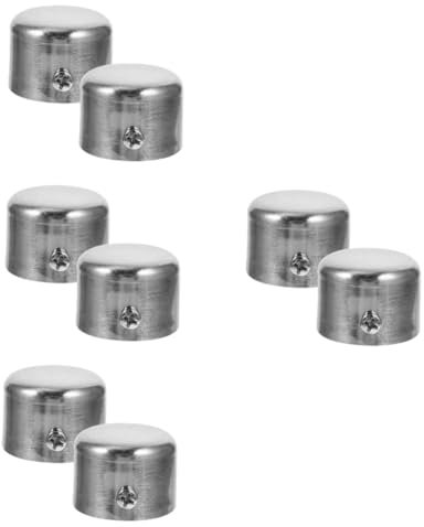 HOOTNEE 4sets Gardinenstangenenden Robust Und Stilvoll Einfache Installation Vorhang 2pcs * 4