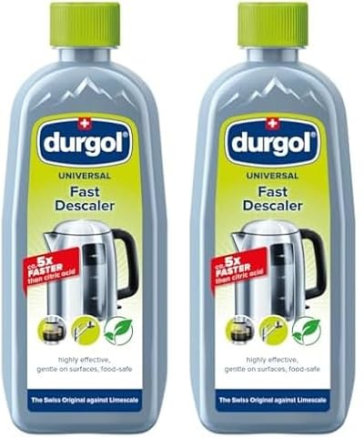 durgol universal bio Schnell-Entkalker – Ökologischer Kalkentferner für alle Haushaltsgeräte – Deutsche Version – 1 x 500ml (Packung mit 2)