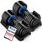 DH FitLife 25kg verstellbare Hanteln 4 bis 25 KG mit 10 Gewichtsstufen, Kurzhanteln Hanteln Set mit Hantelscheiben, Variable Gewichte 10 in 1 (25kg X 2)