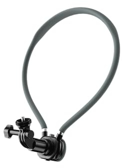 UNITEDTIME Neck Mount for Action Camera Hand Free POV Vlogging for Go Pro Hero 13 12 11 10 9, Insta 360 X5 X3 X4, DJI OSMO 360 Action 6 5 Pro 4 3 One-Click Button Adjustable with Chest Strap (Grey)