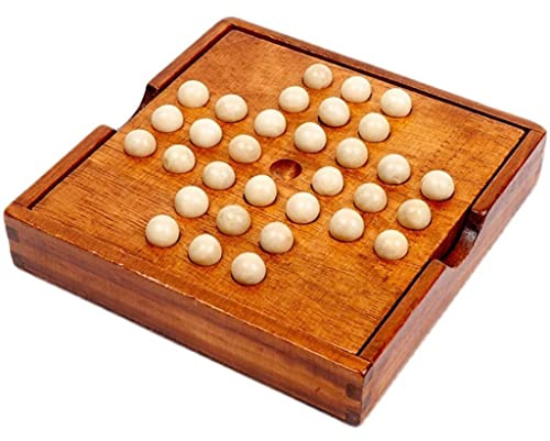Internationales Schachspiel Puzzle Single Chess Massivholzunabhängige Diamantschach von Einer Person gespielt. Weihnachts Neujahrsreisen
