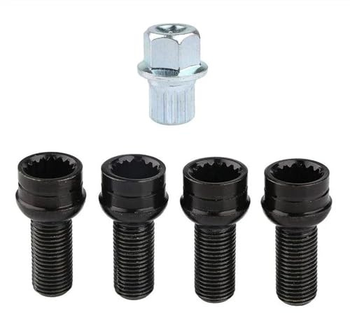 Radzierblendenclips, für Autozubehör, für Radmuttern aus Stahl, für M14 x 1,5 mm passend für VW Käfer (1999–2010 2009–2001)