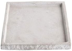 ZKALQECNF Vérandas Bacs à Plantes en Palette de Ciment, Soucoupe for jardinière, for Salon, Balcon, terrasse Intérieurs(Grand)