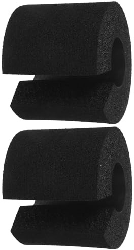 Abaodam Finger Pinch Guard Door Stopper 2Pcs Black Large Soft Foam Bumpers for Home Safety and Anti-Collision Protection