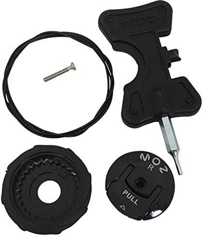 O'NEAL | Mountainbike-Schuhe | MTB Downhill Freeride | Ersatzschnürband und -drehverschluss rechts Inklusive Schnürband und Drehverschluss | Session SPD Shoe Lace Tensioner Kit R | Schwarz