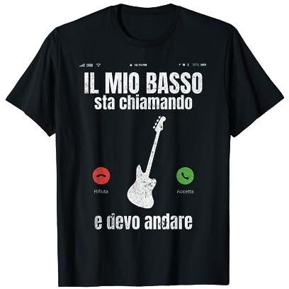 Bassista Vintage Basso Elettrico Divertente Regalo Maglietta