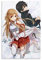 YANDING Sword Art Online Poster auf Leinwand, Motiv: Sao Kirito Asuna, 50 x 75 cm