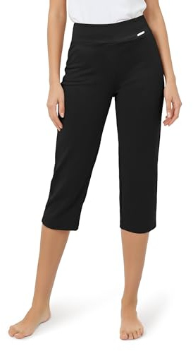 Tapata Damen Hose Sommer für Frauen 3/4 Capris Hosen Freizeit Leichte Sommerhose Crop Büro Bürohose