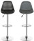 RELOVE Taburetes de Bar Juego de 2 para Isla de Cocina, taburetes de mostrador de Altura de mostrador Ajustable, Asiento Cubierto de PU, Giratorio de 360°,Silla Alta Regulable En Altura