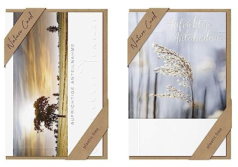 bsb - Trauerkarte mit liebevollem Motiv & Trauerkarte mit liebevollem Motiv - Nature Card