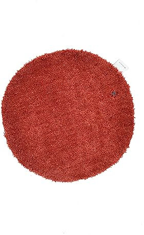 Teppich aus 100% Polyester; handgetuftet | Größe: 60 cm rund; Farbe: Rust | Tom Tailor - Cozy Bath
