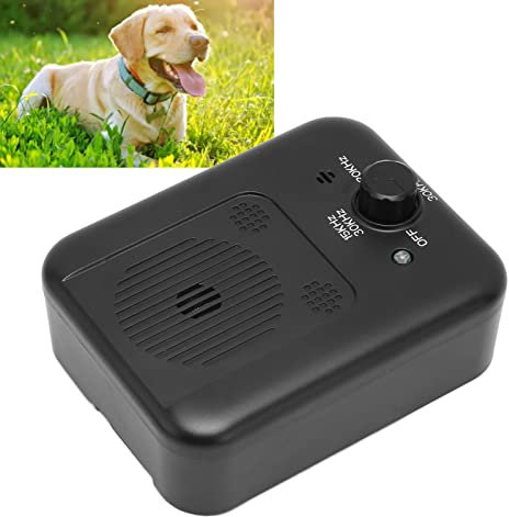 Antibell für Hunde, Anti Bellen Gerät für Hunde, Ultraschall Anti Bell Gerät, 16 Fuß Auto-Anti Bell Gerät Hunde, Antibell Geräte für Hunde im Innen Außenbereich, Wasserdichte IPX4, 11x8,5x3,7cm