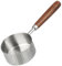 FUNOMOCYA Kleiner Topf mit Öl Eintopf Käse Brunnen Topf Metall Soßentopf Koreanische Ramen Töpfe Kochen Schmelztopf Kleine Soßentopf Dip Pot Schokoladentopf Holz Baby Grill Sauce Kerze