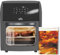 HOMCOM 12L 8 in 1 Digital Air Fryer Oven with Roast, Bake, Dehydrate, 8 Preset Modes, Rapid Air Circulation, Timer, Inner Light, Memory Function, 1800W, Dish Wash Accessory, Grey