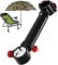 Generic Fishing Chair Umbrella Stand, Outdoor Leisure Chair Bracket Durable Umbrella Holder Universal Accessory for Traveling