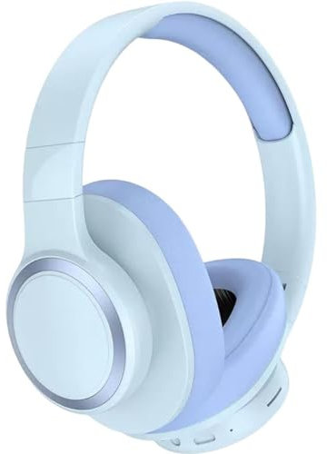 YiYunTE Cascos Diadema Inalambricos Bluetooth Auriculares Diadema Cancelación de Ruido Cascos con Cable y Microfono Auriculares Over Ear Plegables Headphones para Musica PC Ordenador Gimnasio Gym TV