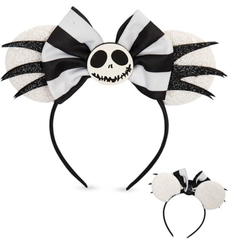 Fries Halloween Haarreif Jack – Gruseliger Glamour für Halloween und Día de los Muertos