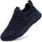 LANGFEUU Damen Turnschuhe Sneaker Schuhe Damen Sportschuhe Laufschuhe Tennisschuhe Outdoor Running Damen Walkingschuhe Straßenlaufschuhe rutschfest Atmungsaktiv Leichtgewichts Dunkelblau 37