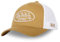 Von Dutch Kappe für Damen und Herren, Trucker-Kappe LOFB, verstellbar, Weiß / Braun, Einheitsgröße