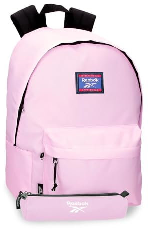 Reebok Brooklyn Colors Mochila Escolar Rosa 31,5x45x15 cms Poliéster 21,26L by Joumma Bags